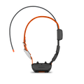 Garmin Alpha® TT Dog Collar with GPS tracking, training stimulation, vibration, tone, and LED beacon lights, universally sized.