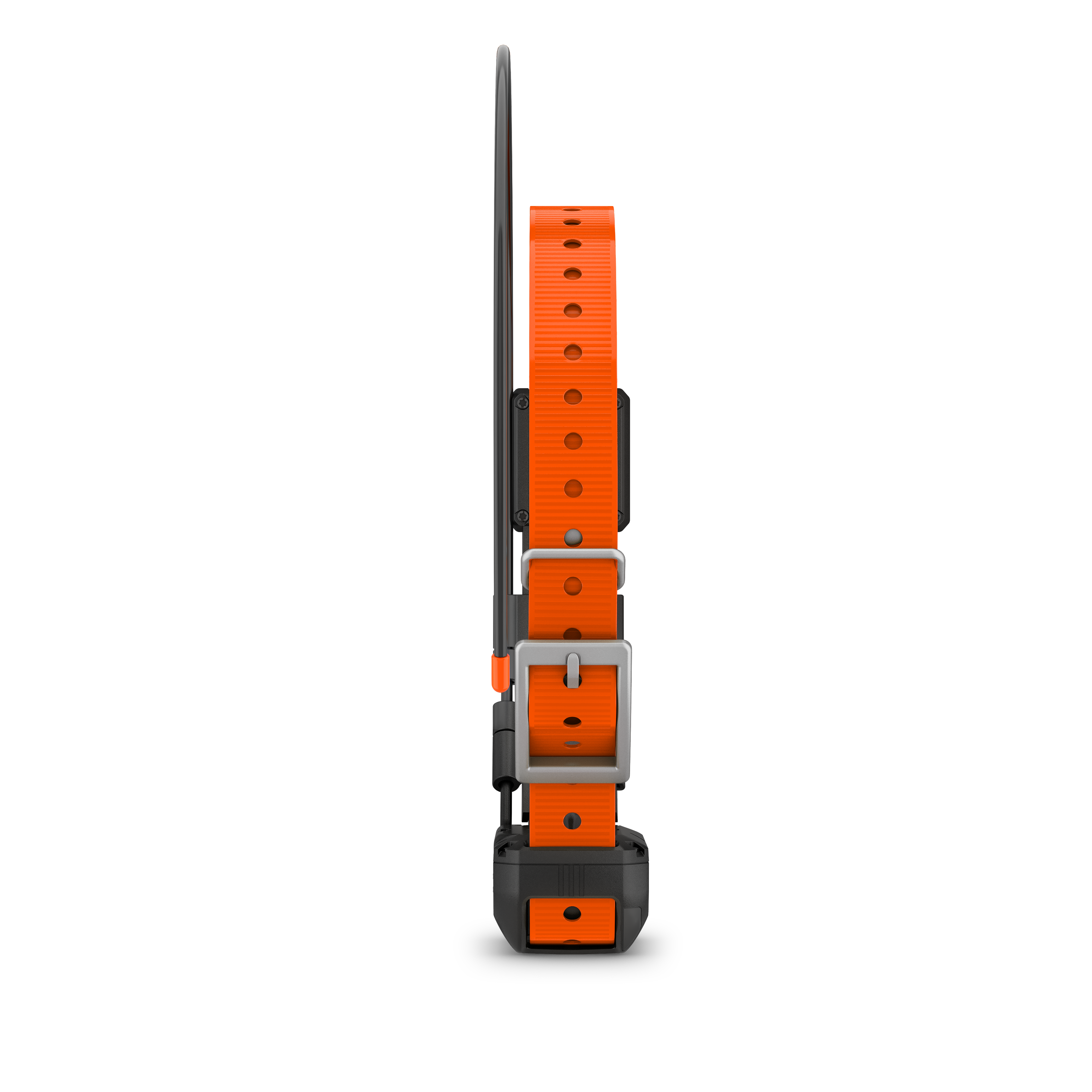 Garmin Alpha® TT Dog Collar in orange with GPS tracking, LED lights, and universal sizing for all dog breeds.