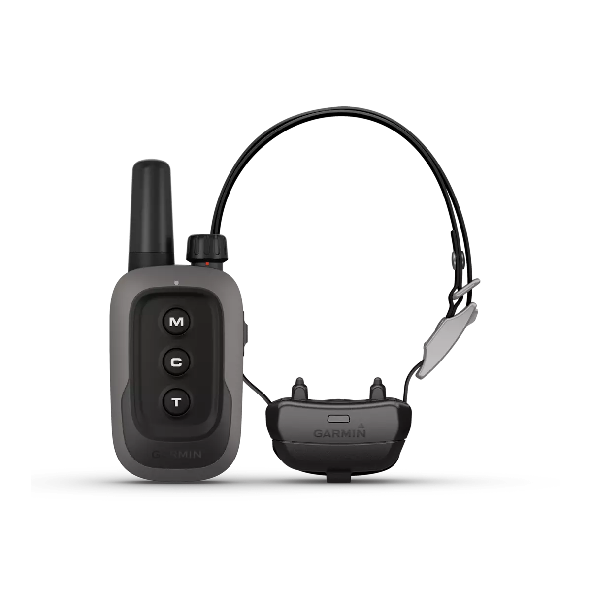 Garmin Delta® SE Dog E-Collar Bundle: Handheld & Dog Device used during a German Shorthaired Pointer training session. Ideal for professional bird dog training and upland hunting dogs retrieving game. Perfect gear for puppy training courses demonstration.
